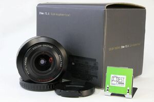 【動作保証・点検済】 極上品■フォクトレンダー Voigtlander COLOR-SKOPAR 20mm F3.5 SLIIN ASPHERICAL キヤノンEF■元箱付き■4135