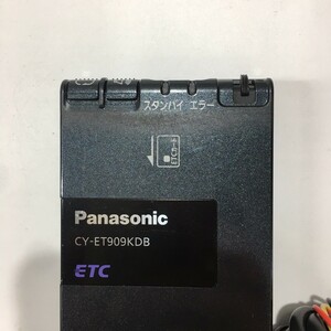 Panasonic パナソニック CY-ET909KD ETC アンテナ分離型 001CYBA1104 通電確認 車載器 ※個人宛は支店止めのみ※