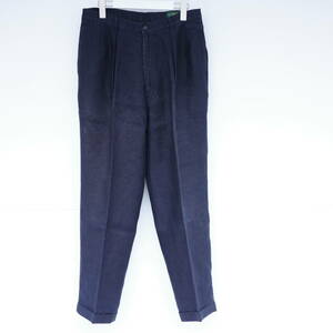 ジェイクルー リネン スラックス J.CREW 2tac linen trousers W32 巨人タグ 80s 90s vintage