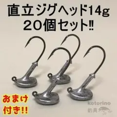 ジグヘッド セット 直立 14g 20個 シーバス ヒラメ ルアー No69