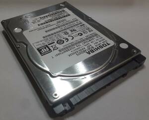 Toshiba製中古ノート用2.5インチHDD / 750 GB / MQ01ABD075 / 1,660時間使用 / 5400rpm / 不良セクタなし