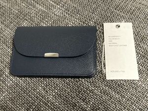 新品 名作 DIGAWEL GARSON PURSE ディガウェル ギャルソンパース 財布 コンパクト ウォレット ミニマリスト NAVY