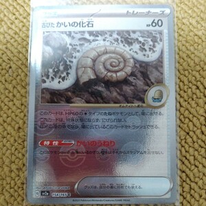 ポケモンカード R レア モンスターボール ミラー 古びたかいの化石