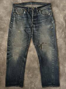 60s LEVIS 501 BIGE（ビッグE）希少ボタン裏刻印2神サイズW86cmヴィンテージ ビンテージオリジナル赤耳66前期後期タイプダブルネームxx