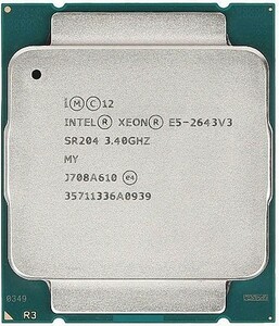 Intel Xeon E5-2643 v3 SR204 6C 3.4GHz 20MB 135W LGA2011-3 DDR4-2133