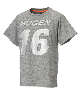 MUGEN 無限16エンボス Tシャツ グレー Lサイズ