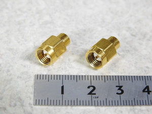 【HPマイクロ波】ヒロセ電機 HRM-601 DC-18GHz SMA/Male 無反射終端器(50Ωターミネーション) 2個セット 抵抗値確認済 現状渡しジャンク品