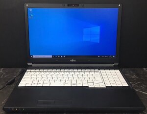 1円～ ■ジャンク 富士通 LIFEBOOK A746/P / Core i7 6600U 2.60GHz / メモリ 8GB / SSD 256GB / 15.6型 / DVD / OS有り / BIOS起動可