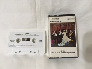 スペイン フラメンコソング＆ダンス カセットテープ lutys de luz ensemble spain /　海外　インポート　フラメンコ