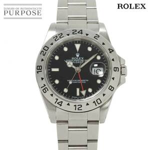 ロレックス ROLEX エクスプローラー2 16570 U番 メンズ 腕時計 デイト ブラック トリチノバ 自動巻き ウォッチ Explorer II 90216931