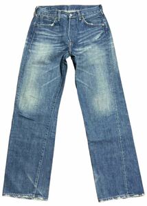 日本製 LEVIS VINTAGE CLOTHING LVC 37501 501XX リーバイス シンチバック ユーズドミッド デニムパンツ W34