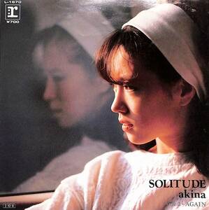 C00197204/EP/中森明菜「Solitude / Again (1985年・L-1670・タケカワユキヒデ・あらい舞作曲)」