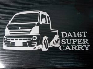 SUPER CARRY 車体ステッカー DA16T スズキ エアロ 車高短仕様 スーパーキャリー ブリスターフェンダー サイドパネル