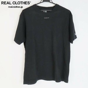 ☆Yohji Yamamoto POUR HOMME×NEW ERA/ヨウジヤマモト×ニューエラ ワンポイントロゴ 半袖Tシャツ HR-T94-077/L(4) /LPL