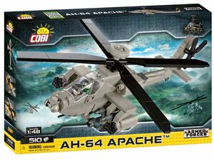 COBI ブロック ☆ Armed Forces シリーズ ☆ 1/48スケール AH64 アパッチ 攻撃ヘリコプター / AH64 Apache ☆ 新品・未開封 ☆ EU製