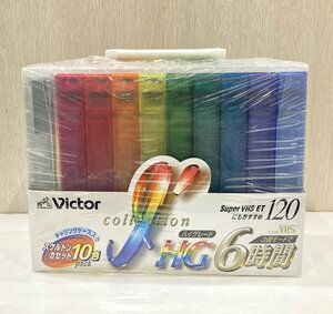 【76】① ビデオテープ Victor スケルトンカセット10色セット VHS HG Collection 未開封品 価値の分かる方必見