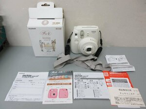 FUJIFILM 富士フイルム instax mini8＋ インスタントカメラ チェキ バニラ 通電確認のみ 取扱説明書付