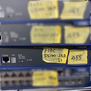 △55【通電OK】H3C Technologies S5100-24P-SI 24ポート 1000T インテリジェント Ethernet イーサネット スイッチ S5100-SIシリーズ HP
