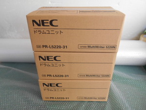 NEC純正品 PR-L5220-31 ドラムユニット 3個セット 120サイズ発送