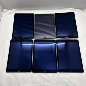 【ジャンク】iPad Air2　6台セット スペースグレイ A1567　MGGX2J/A・MNVP2J/A 16GB（5台）/32GB（1台）【042201】