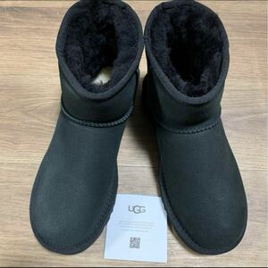 新品未使用！正規品 UGGムートンブーツクラッシックミニ2 ブラック 23センチ