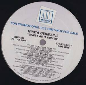 R&B LP★NIKITA GERMAINE / Sweet as it comes★promo only・U.S.盤・Motown★