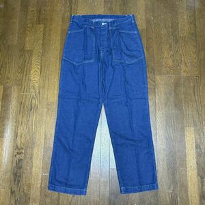 23 TENDERLOIN DENIM TROUSERS INDIGO L サイズ テンダーロイン デニム パンツ トラウザー インディゴ 付属品完備 裾上げ無し