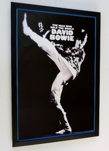デヴィッド・ボウイ/世界を売った男/大型ポスター額付/David Bowie/THE MAN WHO SOLD THE WORLD/ガンボアート/ロック・アイコン