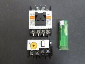 イ307■富士電機 / 電磁接触器 / SW-03/3H SC-03 SC11AA TR-0N/3 TR13D【全国発送OK】未使用