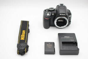 新品級◆Nikon ニコン D3100 ボディ◆シャッター回数5479回のみ♪0304