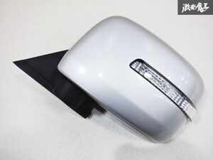 三菱純正 MB15S デリカD:2 D2 2013/2 ウインカー ドアミラー サイドミラー 左 助手席 Z2S シルキーシルバーメタリック 棚2I11