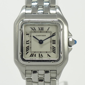 【中古】Cartier パンテールSM クオーツ SS アイボリー文字盤 W25033P5