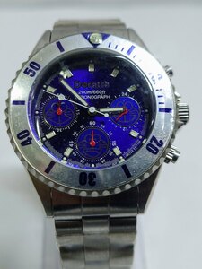 Y-41179N 1円スタート ドラッチ クロノグラフ 1999年限定モデル 10000万本限定 不動品 Doratch 200m 保管品 現状品 ドラえもん 腕時計