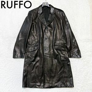 RUFFO ルッフォ レザーロングコート メンズ O122214-115