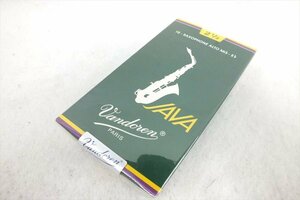 ◆ Vandoren バンドレン 緑箱1箱 10-SAXOPHONE ALTOMib-Eb リード 中古 240409M5184A