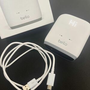 BELLO 体脂肪スキャナー 3R-BEL01WT 充電器 説明書 電源ON確認済み ◎インボイス対応可◎