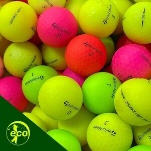 ロストボール テーラーメイド 各種混合 マットカラーボール 20個 Bランク 中古 ゴルフボール ロスト TaylorMade エコボール