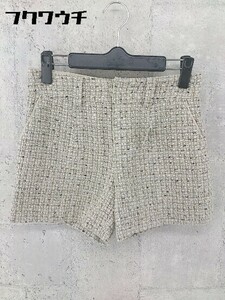 ◇ UNTITLED アンタイトル ハーフ ショート パンツ サイズ1 グレー系 レディース