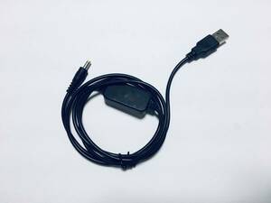 新品 5V 12V 変換 USB DC 昇圧ケーブル 1.3m 4.0mm 1.7mm 電源供給ケーブル 電圧変換 モバイルバッテリー シガーソケット カーナビなど用