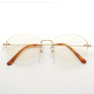 パリミキ K14YG メガネ 眼鏡 レンズ度付き 総重量約22.5g 中古 美品 送料無料☆0315