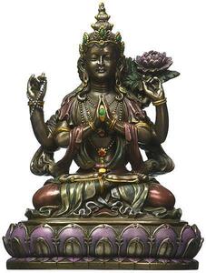 仏教 聖観音 観世音菩薩 仏像（アーリヤ・アヴァローキテーシュヴァラ) 彫像 彫刻/ 観自在菩薩(輸入品