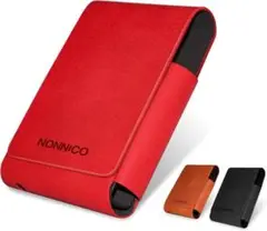 NONNICO H1専用レザーケース [レッド] 過熱式タバコ 収納ケース