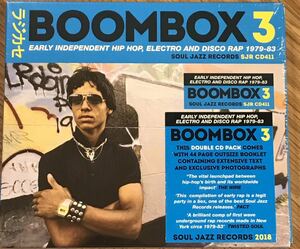 【2CD】Soul Jazz Records Presents Boombox 3: Early Independent Hip Hop, Electro & Disco Rap 1979-83