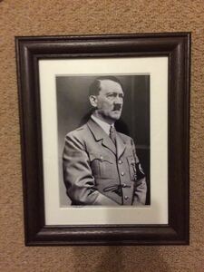 【実物】本人直筆サイン入りアドルフヒトラー総統ポートレート　ナチスドイツ