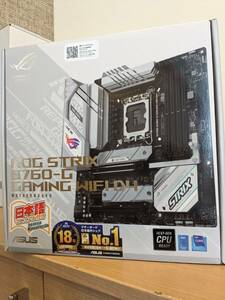 新品未開封★即納★ASUS INTEL 第13.12世代 LGA1700 対応 B760 搭載 micro-ATX マザ―ボード ROG STRIX B760-G GAMING WIFI D4 /国内正規品