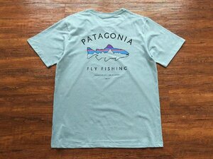 1000円スタート　送料無料　パタゴニア patagonia Tシャツ　半袖　丸首　イラスト　ロゴ　男女兼用　S-2XL　サイズ選択可能　56-60cm　TT17