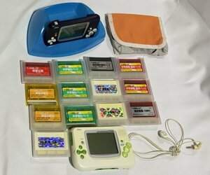 ワンダースワン互換　ポケットチャレンジV2　本体 ソフト多数 専用スタンドとポーチ　セット　非売品 wonderswan