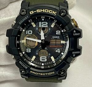 1円〜① 美品 稼働 CASIO G-SHOCK マッドマスター ソーラー電波 GWG-100-1AJF 腕時計 メンズ 動作確認済み