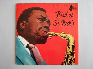 チャーリー・パーカー　デビューEP　Charlie Parker Bird at St.Nicks Vol.3 Debut DEP 37