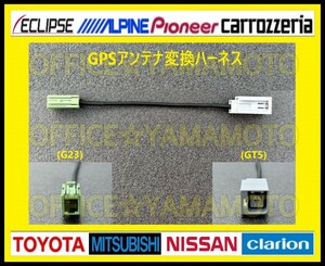 GPSアンテナ(GT5 G23)変換ハーネス トヨタ ニッサン ホンダ ダイハツ スズキ イクリプス ナビ b